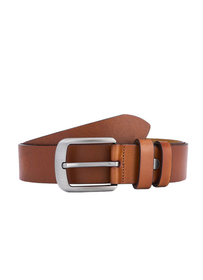 Set aus 2 luxuriösen Rundledergürteln – Schwarz & Cognac – Vollnappaleder – Robuste und langlebige Herren-Hochzeitsgürtel