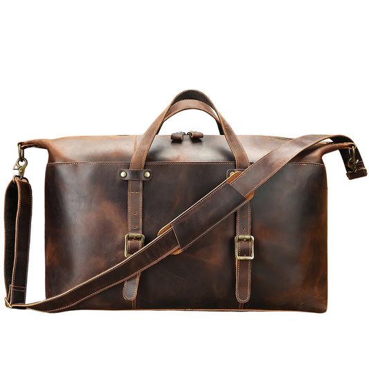 Weekender aus Leder im Vintage-Stil | OSLO