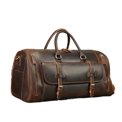 Weekender-Reisetasche aus Leder | HAFNIR