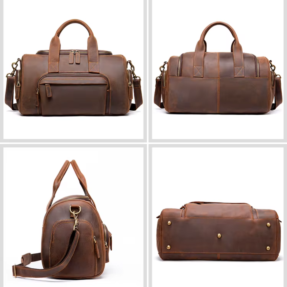 Reisetasche aus echtem Leder | PORI