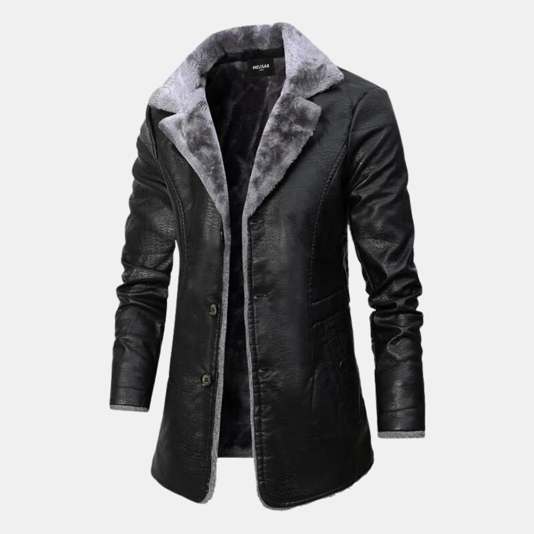 Maverick Soul - Herren Lederjacke mit kuscheliger Innenfütterung für einen stilvollen Look