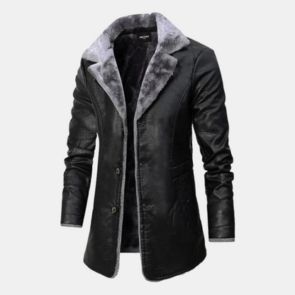 Maverick Soul - Herren Lederjacke mit kuscheliger Innenfütterung für einen stilvollen Look