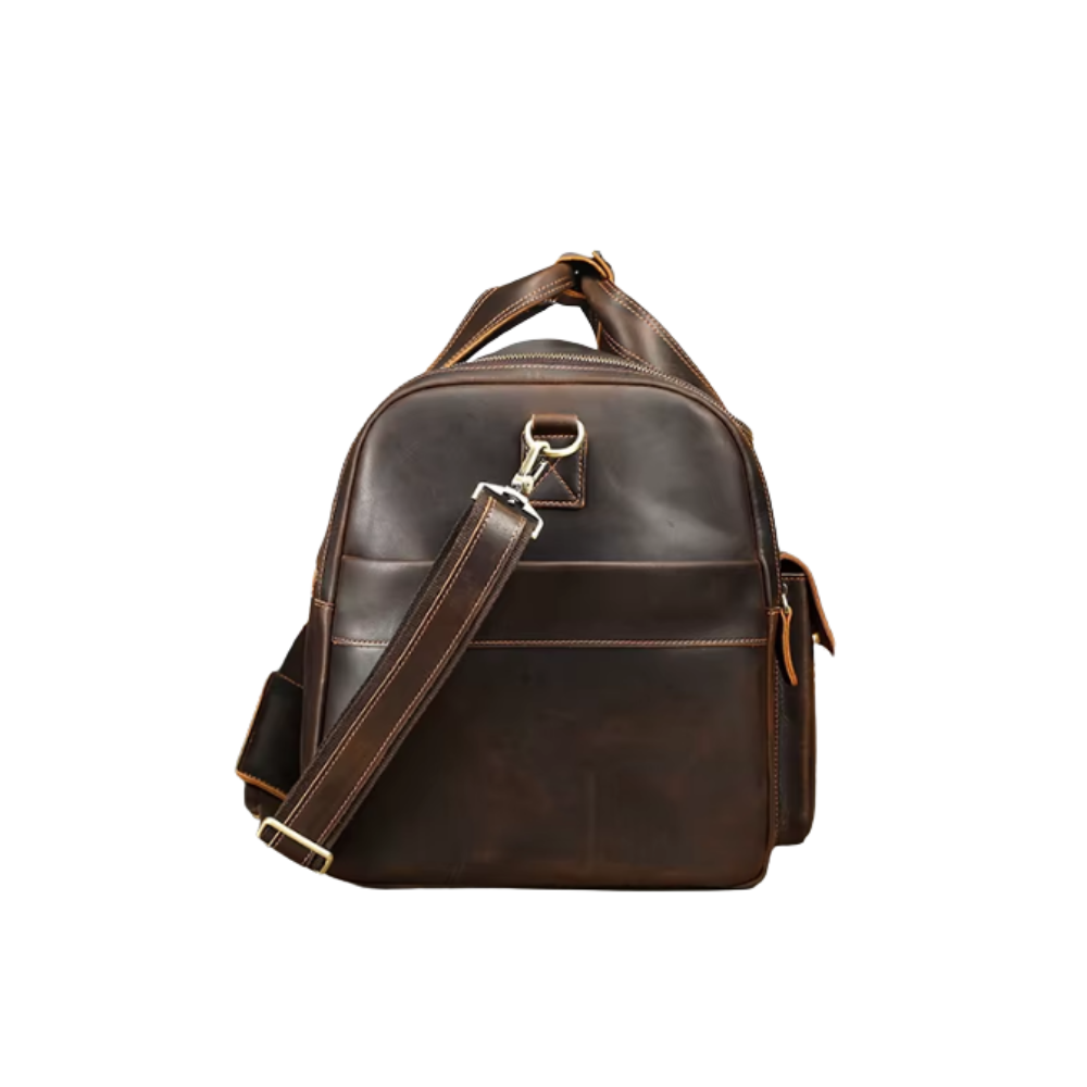 Großraum-Wochenendtasche aus Leder | ALFTANES