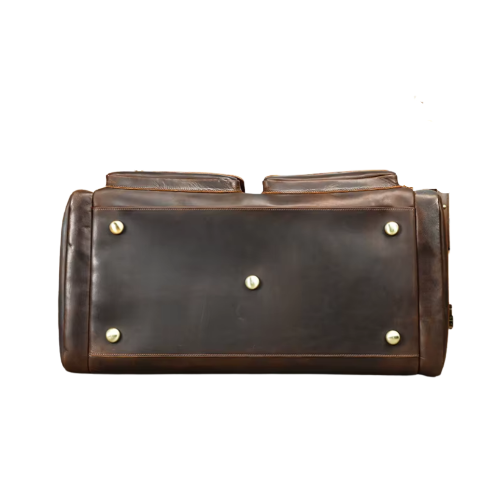 Großraum-Wochenendtasche aus Leder | ALFTANES