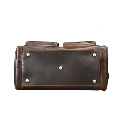 Großraum-Wochenendtasche aus Leder | ALFTANES