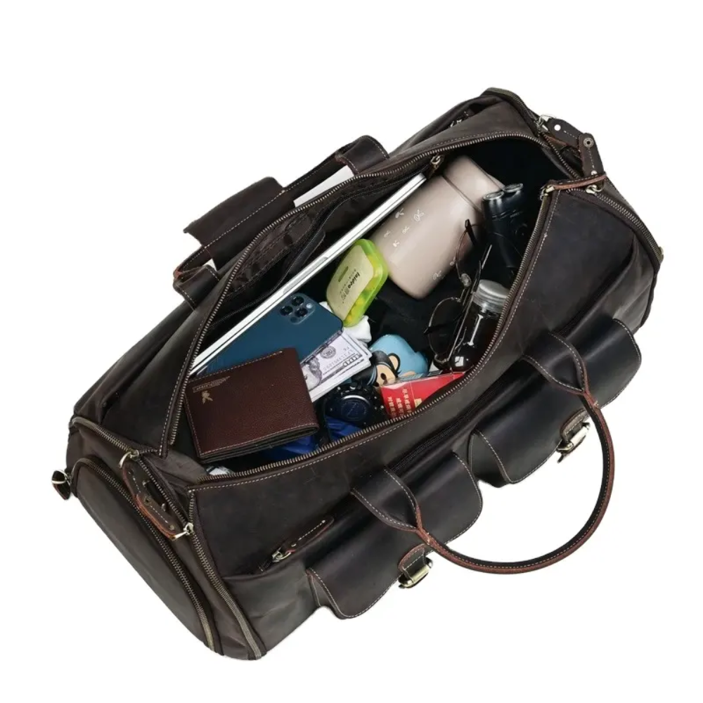 Faltbare Ledertasche | KAPRUN