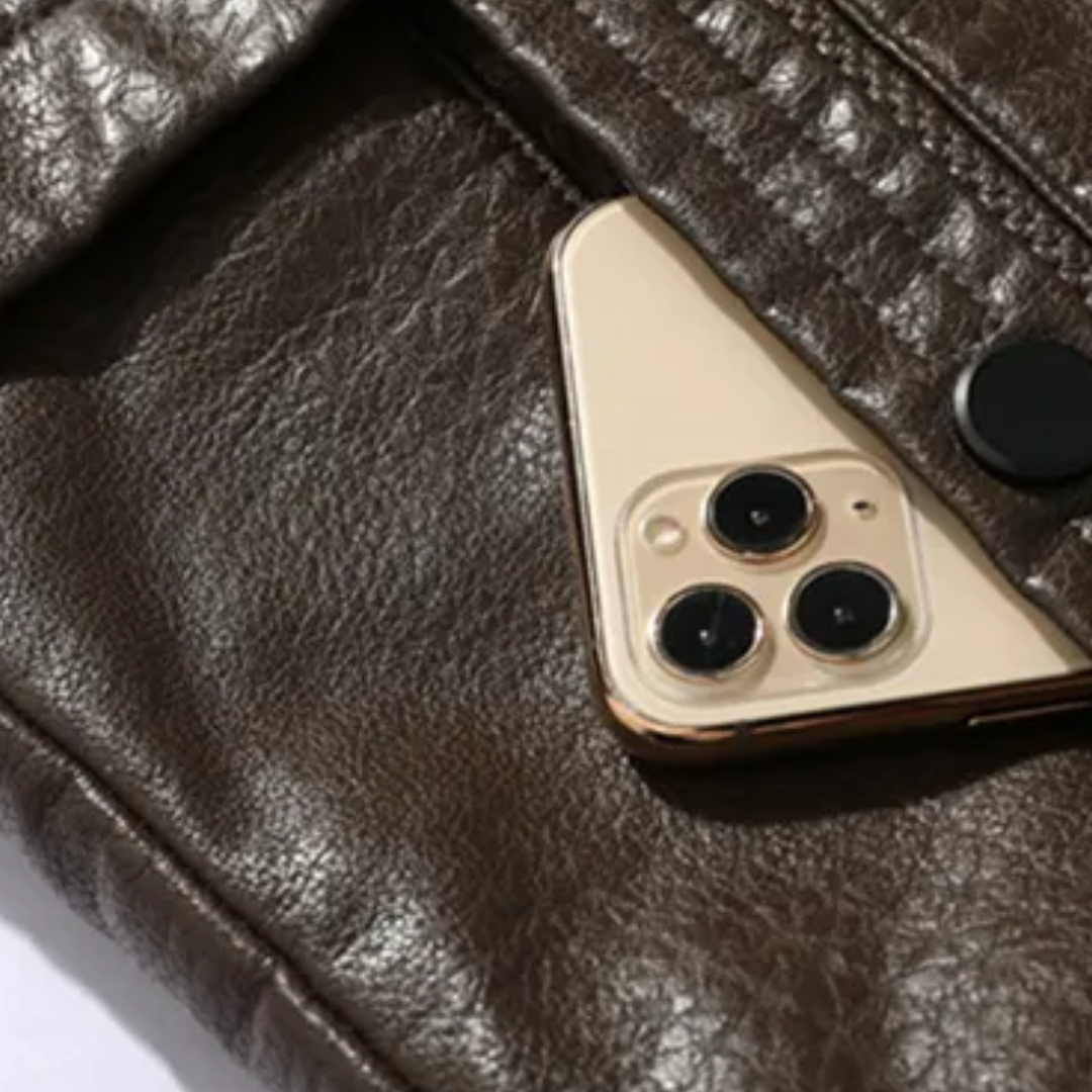 Maverick Soul - Herren Lederjacke mit kuscheliger Innenfütterung für einen stilvollen Look