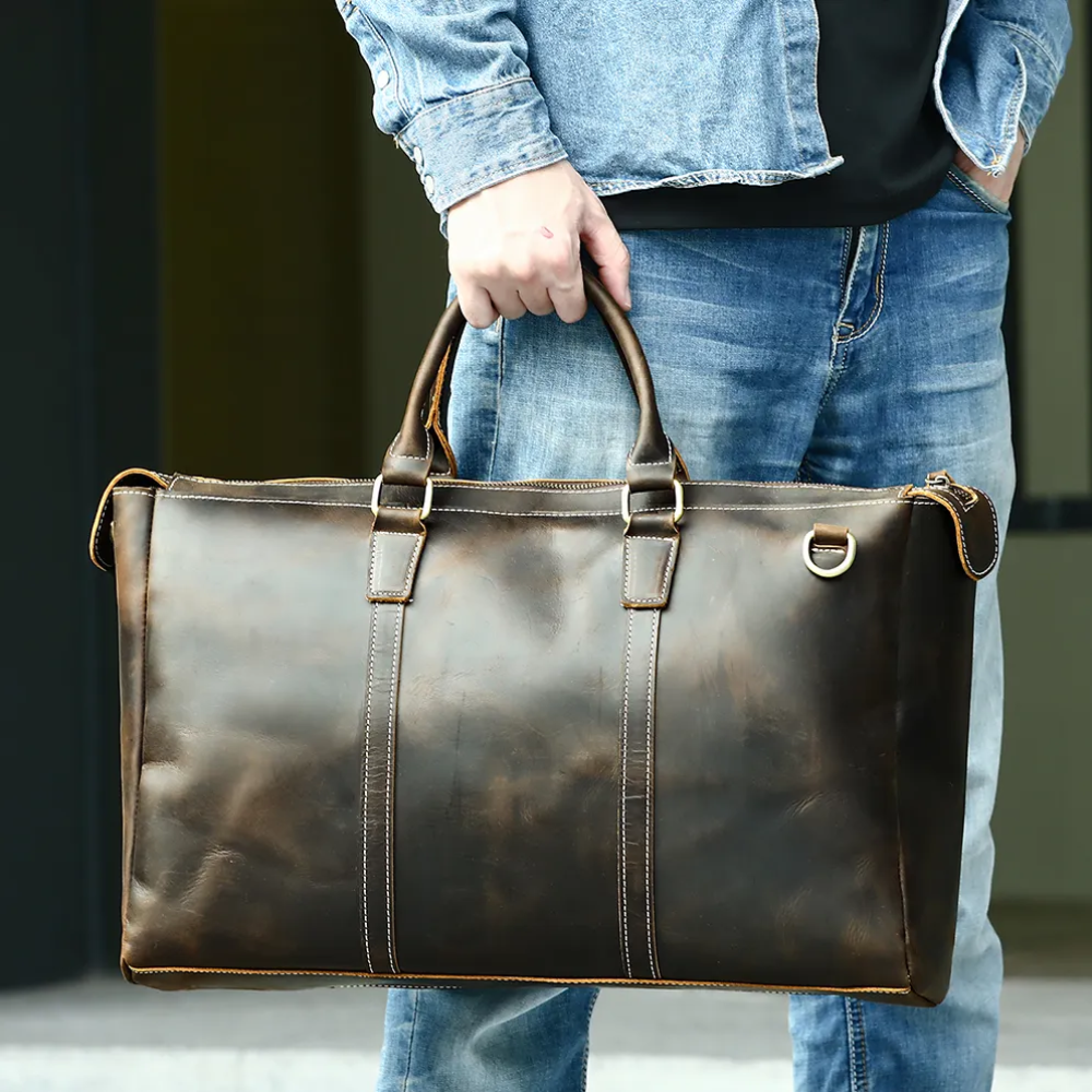 Große Leder-Reisetasche | ALBERTVILLE