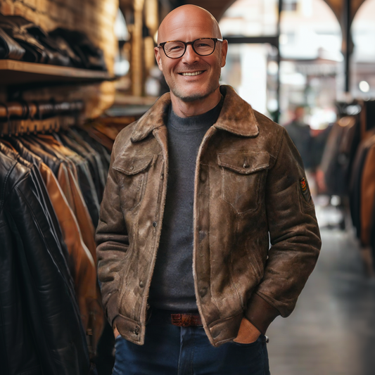 Storm Seeker - Herren Lederjacke für abenteuerliche Stil-Statements