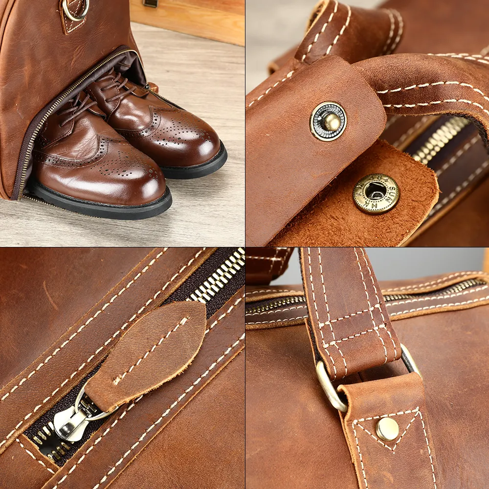 Wochenendtasche aus Leder | BEAUFORT