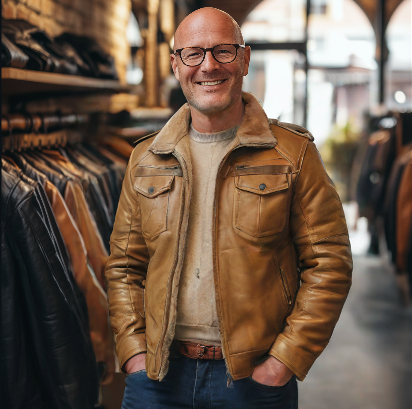 Mohawk - Elegante Lederjacke für einen kühnen Stil