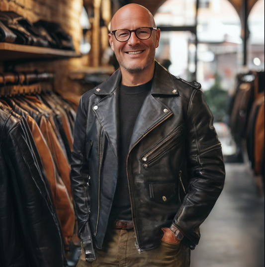 Mystic - Elegante Lederjacke für einen raffinierten Stil