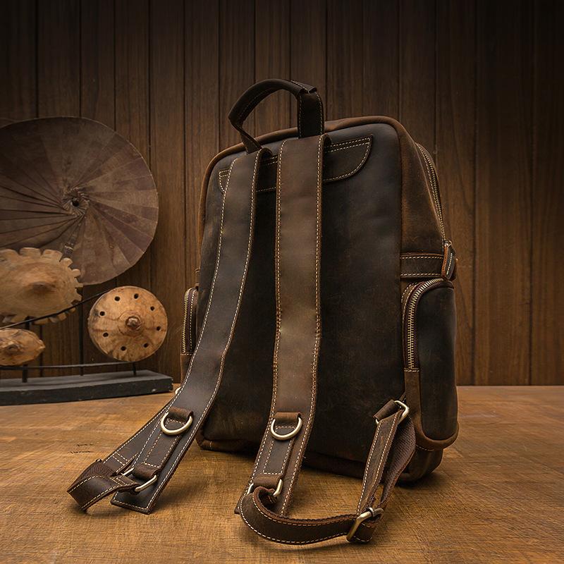 Brauner Lederrucksack | BASEL