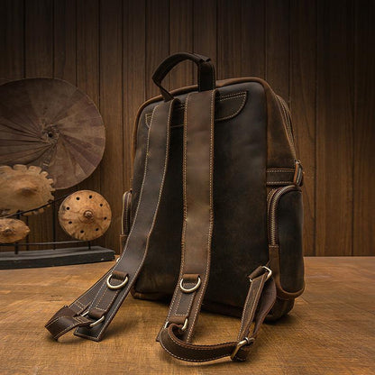 Brauner Lederrucksack | BASEL