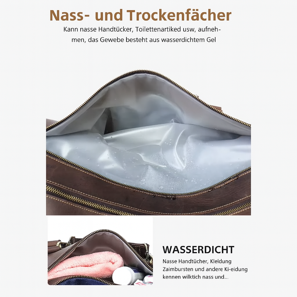 Echte Leder Reisetasche | CHAMBERY