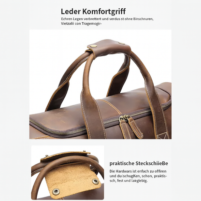Reisetasche aus echtem Leder | PORI