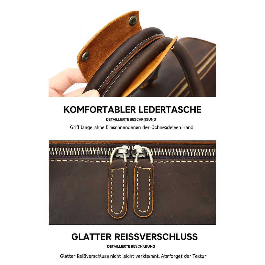 Wasserdichte Ledertasche | BORAS