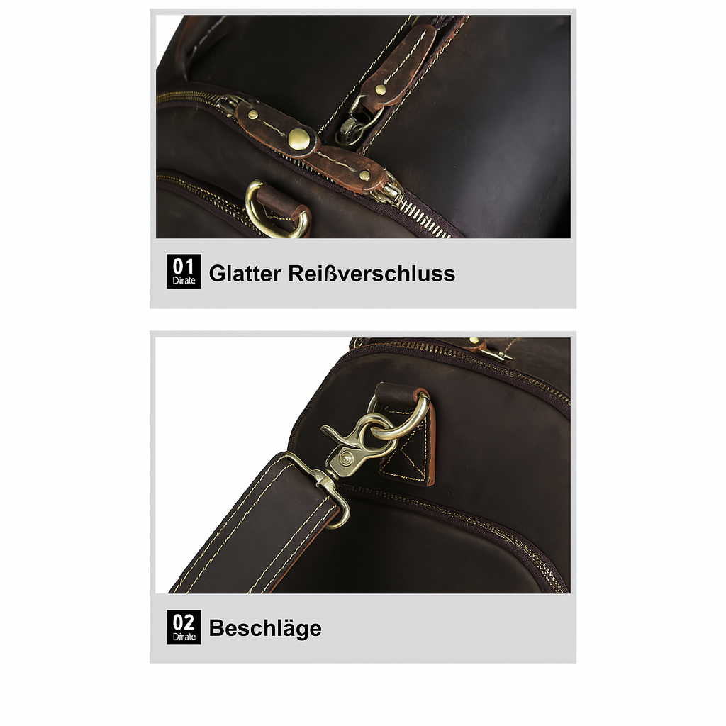 Faltbare Ledertasche | KAPRUN