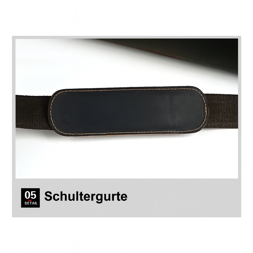 Faltbare Ledertasche | KAPRUN