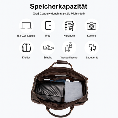 Faltbare Ledertasche | FALUN