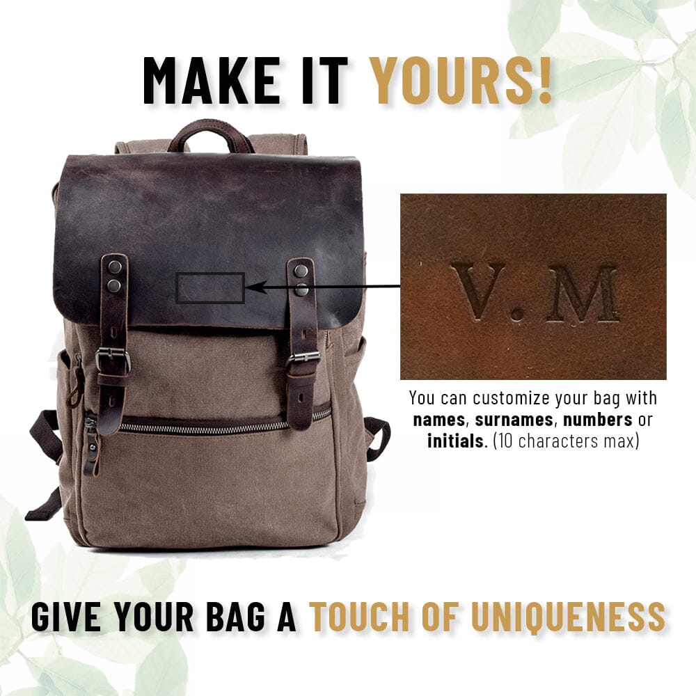 Baumwoll-Canvas-Rucksack | REINE