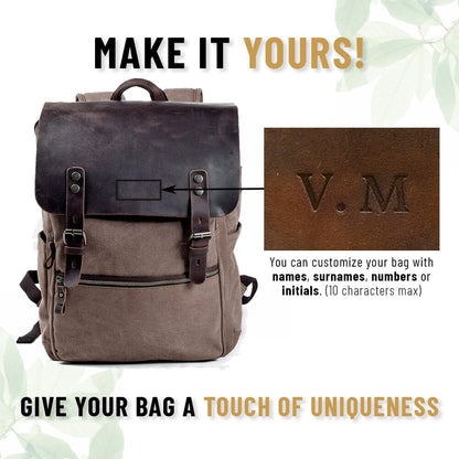 Baumwoll-Canvas-Rucksack | REINE