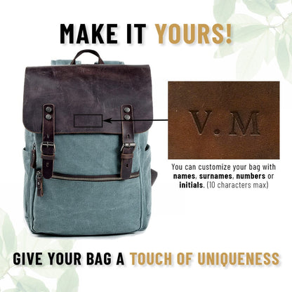 Baumwoll-Canvas-Rucksack | REINE