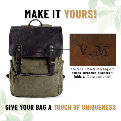 Baumwoll-Canvas-Rucksack | REINE