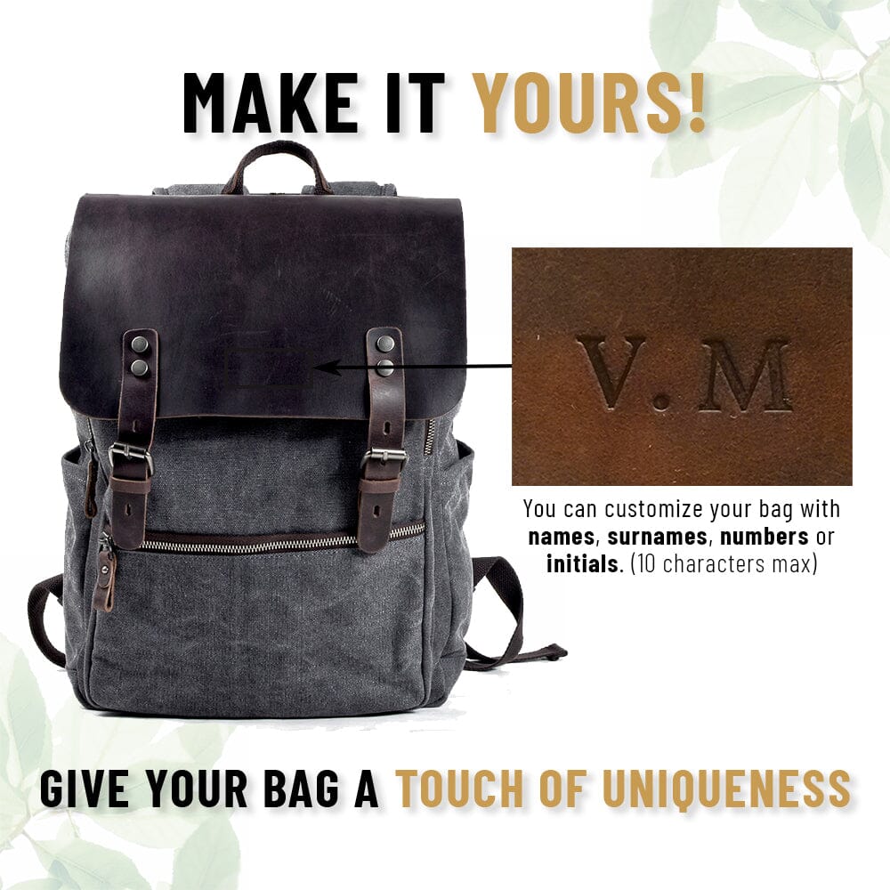 Baumwoll-Canvas-Rucksack | REINE