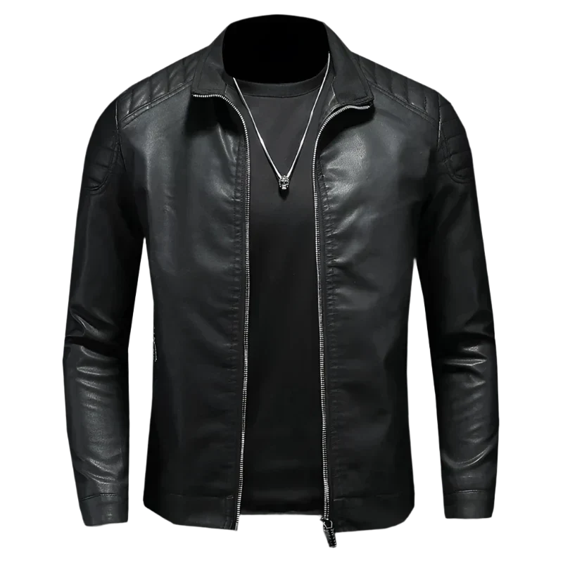 Zeitloser Trail Herren Premium-Lederjacke für klassischen Stil und Komfort
