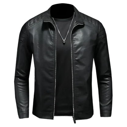 Zeitloser Trail Herren Premium-Lederjacke für klassischen Stil und Komfort