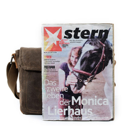 Kleine Canvas-Messenger-Tasche | HEIDELBERG