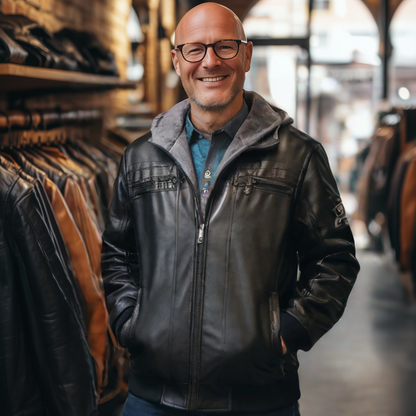 King Leather - Elegante Lederjacke für einen unvergleichlichen Stil