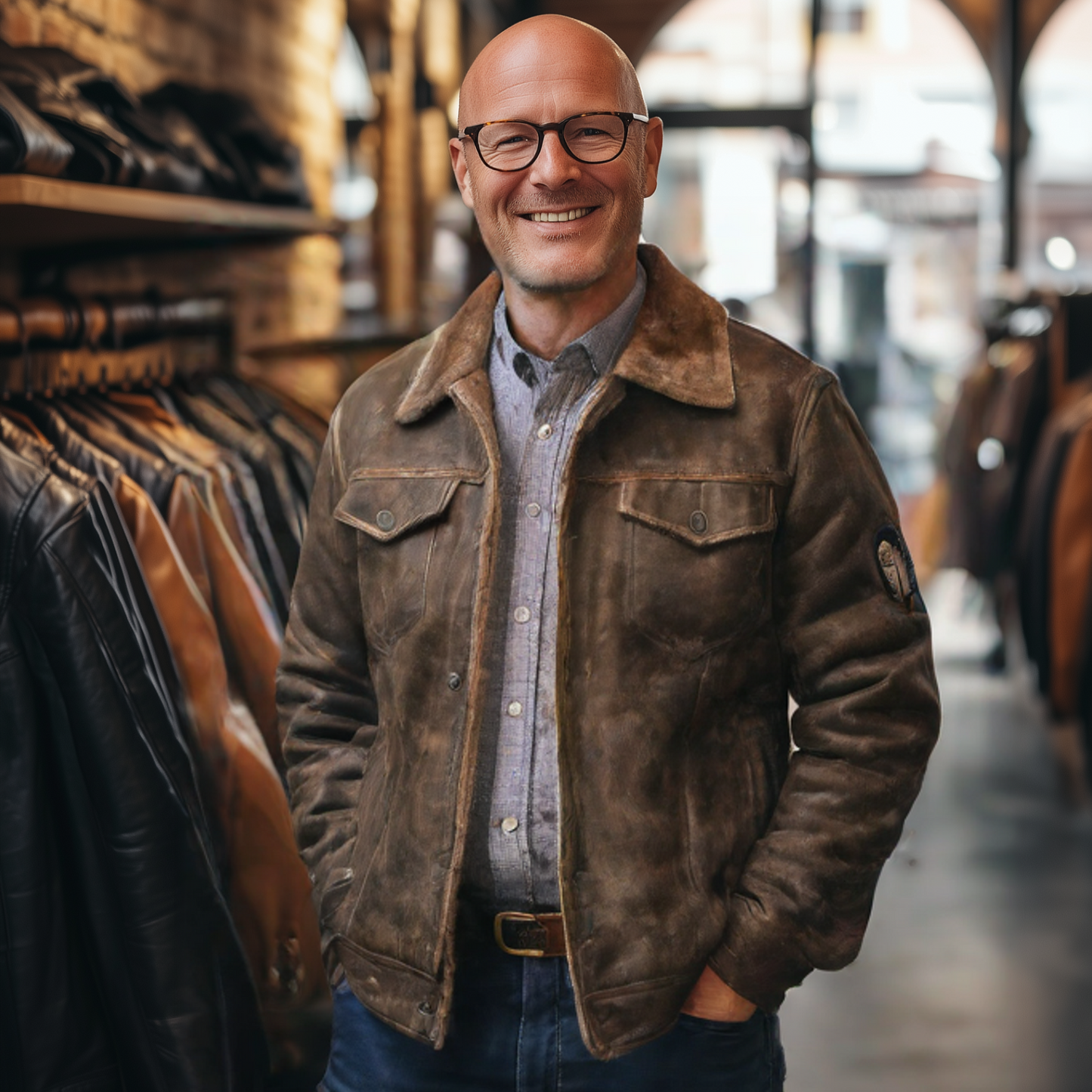 Flight Streak Luxus-Lederjacke für einen mutigen und stilvollen Look