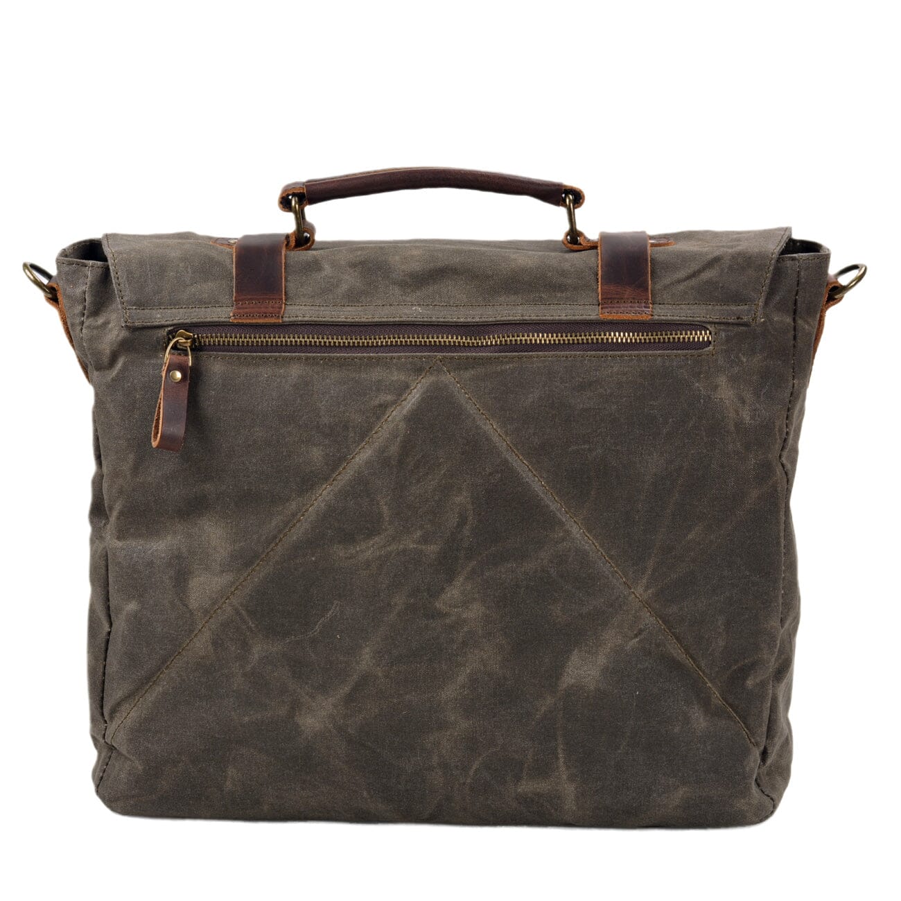 Messenger-Tasche aus Canvas und Leder | BRUGES