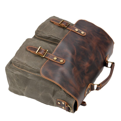 Vintage-Messenger-Tasche aus Canvas | ANSEN