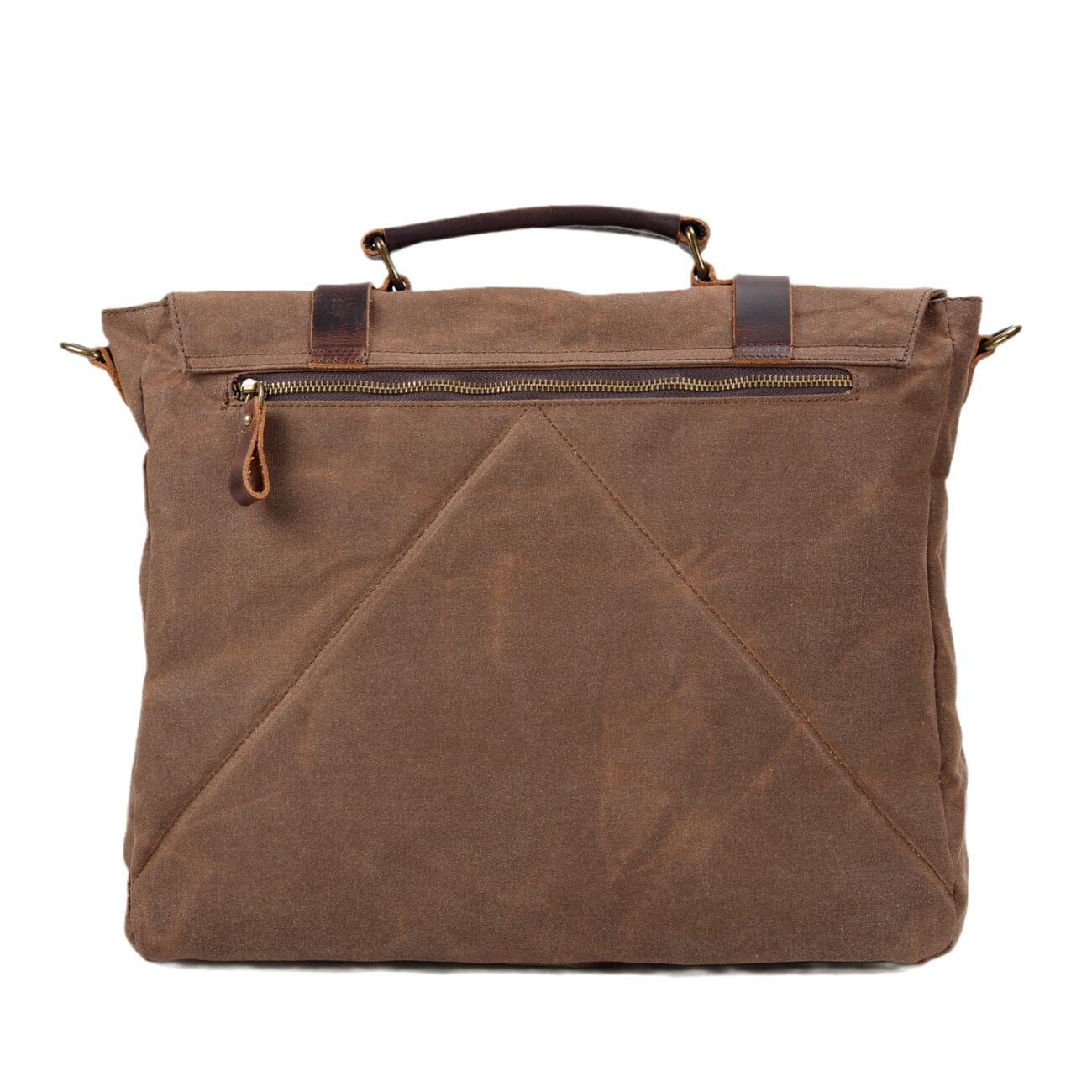 Messenger-Tasche aus Canvas und Leder | BRUGES