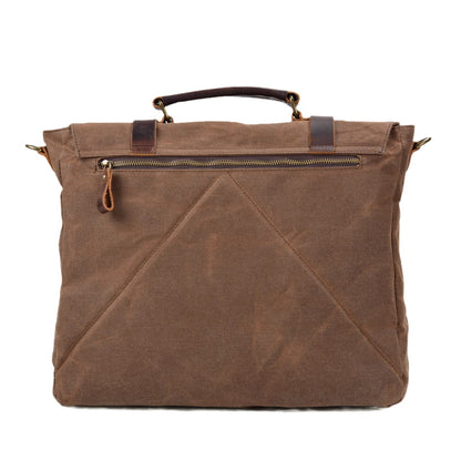 Messenger-Tasche aus Canvas und Leder | BRUGES
