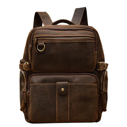 Brauner Lederrucksack | BASEL
