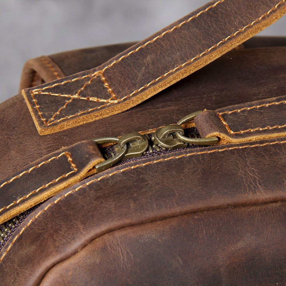 Rucksack aus hellbraunem Leder | MORITZ