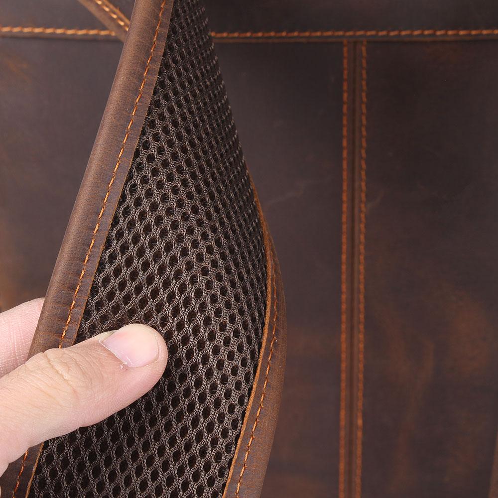 Brauner Lederrucksack | BIEFELD