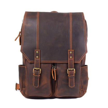 Brauner Lederrucksack | BIEFELD