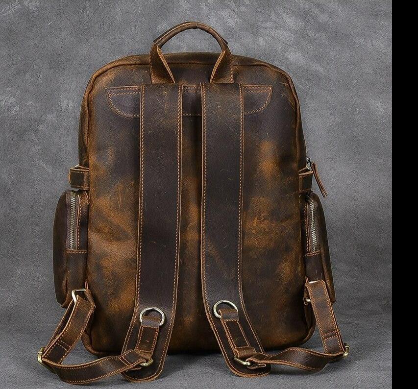 Brauner Lederrucksack | BASEL