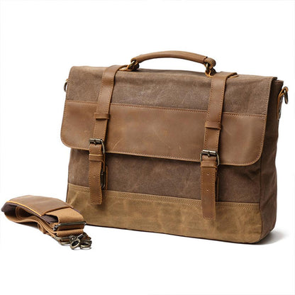 Messenger-Tasche aus gewachstem Canvas | MOKALO