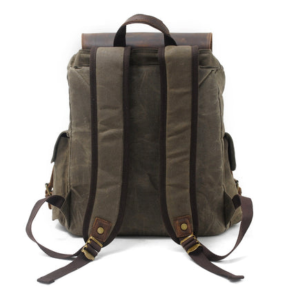 Rucksack aus gewachstem Canvas | COPENHAGEN