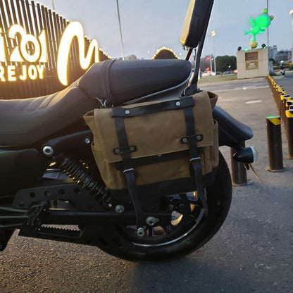 Canvas-Motorrad-Satteltasche | SEATTLE