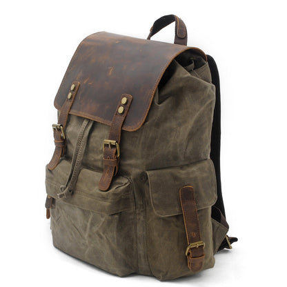 Rucksack aus gewachstem Canvas | COPENHAGEN