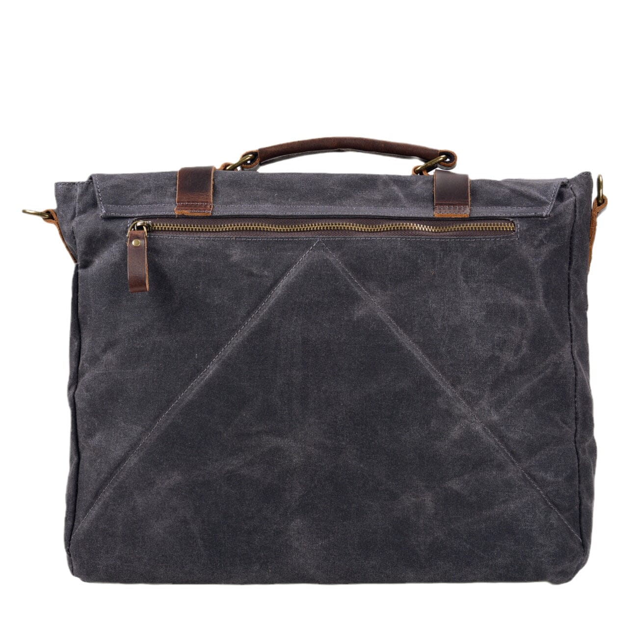 Messenger-Tasche aus Canvas und Leder | BRUGES