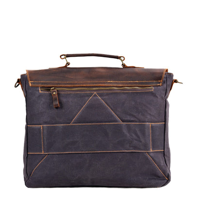Vintage-Messenger-Tasche aus Canvas | ANSEN