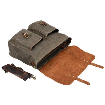 Vintage-Messenger-Tasche aus Canvas | ANSEN